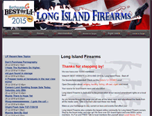 Tablet Screenshot of longislandfirearms.com